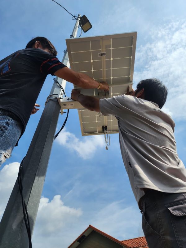 SOLAR PANEL SETUP FOR RESIDENCE, TPLINK, CCTV, NETWORK, SECURITY